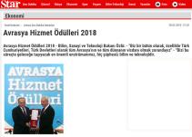 Avrasya Hizmet Ödülleri 2018