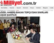 BAKAN TOPÇU’DAN SINIRLARI AŞAN ŞAHİTLİK