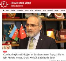 Cumhurbaşkanı Erdoğan’ın Başdanışmanı Topçu: Bizim için Ankara neyse, Erbil, Kerkük Bağdat da odur