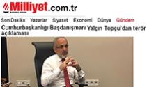 Cumhurbaşkanlığı Başdanışmanı Yalçın Topçu’dan Terör Açıklaması