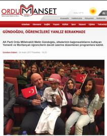 GÜNDOĞDU, ÖĞRENCİLERİ YANLIZ BIRAKMADI