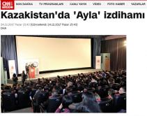 Kazakistan’da ‘Ayla‘ İzdihamı 