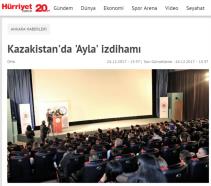 Kazakistan’da ‘Ayla‘ İzdihamı 