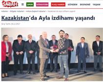 Kazakistan’da Ayla izdihamı yaşandı 