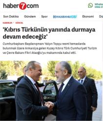 ‘Kıbrıs Türkünün yanında durmaya devam edeceğiz‘