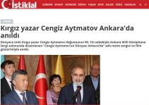 Kırgız yazar Cengiz Aytmatov Ankara‘da anıldı