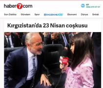 Kırgızistan’da 23 Nisan coşkusu