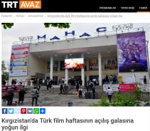 Kırgızistan‘da Türk film haftasının açılış galasına yoğun ilgi
