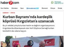 Kurban Bayramı‘nda kardeşlik köprüsü Kırgızistan’a uzanacak