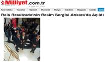 Reis Resulzade‘nin Resim Sergisi Ankara‘da Açıldı