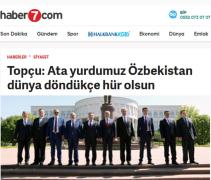 Topçu: Ata yurdumuz Özbekistan dünya döndükçe hür olsun