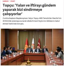 Topçu: ‘Yalan ve iftirayı gündem yaparak bizi sindirmeye çalışıyorlar‘