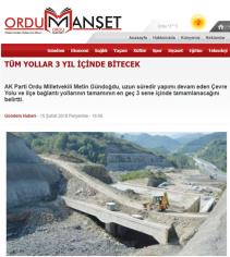 TÜM YOLLAR 3 YIL İÇİNDE BİTECEK