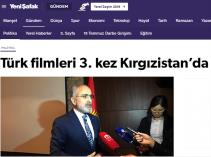 Türk filmleri 3. kez Kırgızistan’da
