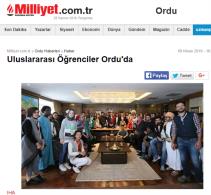 Uluslararası Öğrenciler Ordu‘da