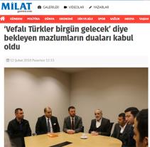‘Vefalı Türkler birgün gelecek’ diye bekleyen mazlumların duaları kabul oldu