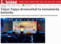 Yalçın Topçu Arnavutluk‘ta temaslarda bulundu