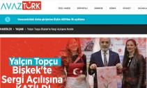 Yalçın Topçu Bişkek‘te Sergi Açılışına Katıldı