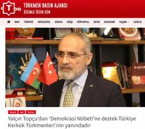 Yalçın Topçu’dan ‘Demokrasi Nöbeti’ne destek-Türkiye Kerkük Türkmenleri’nin yanındadır