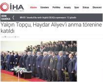 Yalçın Topçu, Haydar Aliyev‘i anma törenine katıldı