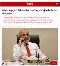 Yalçın Topçu: Türkmenler Irak’ın geleceğinde de var olacaktır