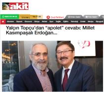 Yalçın Topçu‘dan “apolet” cevabı: Millet Kasımpaşalı Erdoğan...