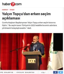 Yalçın Topçu‘dan erken seçim açıklaması 