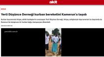 Yerli Düşünce Derneği kurban bereketini Kamerun‘a taşıdı