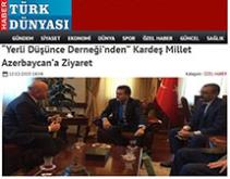 YERLİ DÜŞÜNCE DERNEĞİ ÜYELERİ TARAFINDAN KARDEŞ ÜLKE AZERBAYCAN CUMHURİYETİ‘NE GERÇEKLEŞEN BİR ZİYARET