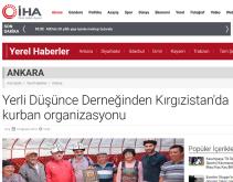 Yerli Düşünce Derneğinden Kırgızistan‘da kurban organizasyonu