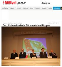 Gazi Üniversitesi‘nde Türkmenistan Rüzgarı