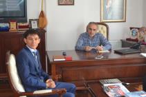 GÜNEY KAZAKİSTAN ÇİMKENT ORGANİZE SANAYİ BÖLGESİ TÜRK-KAZAK BÖLGESİ KOORDİNATÖRÜ MAKSAT YESKENDİR ZİYARETİ 